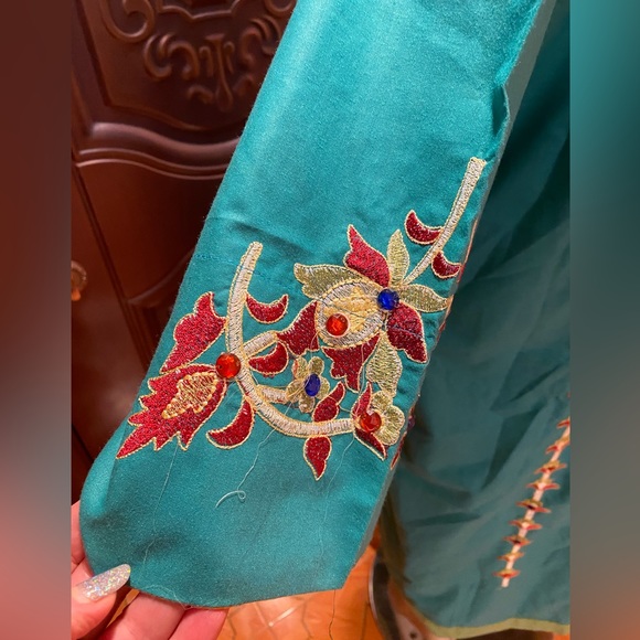 Dress from Egypt, Size-XL, Color-Green - Picture 3 of 5